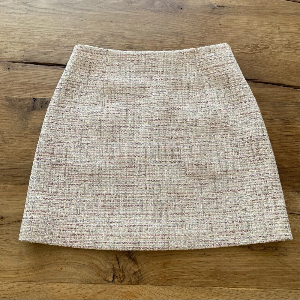 Sandro Agatha Boucle Tweed A-Line Mini Skirt - Picture 4 of 9